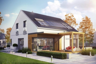 Projekt domu Edgar II G2 ENERGO PLUS – komfort + energooszczędność